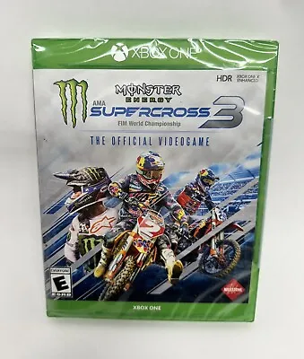 Monster Energy Supercross 3: FIM World Championship Official Videogame Xbox One • $5.95