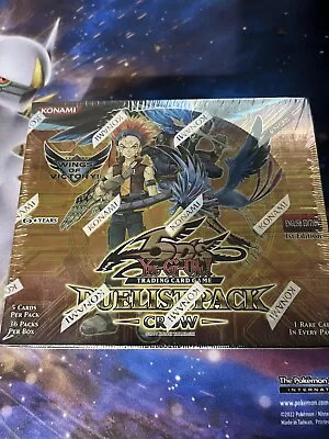 Yugioh 5ds Duelist Pack Crow Booster Box 1st Edition • £275