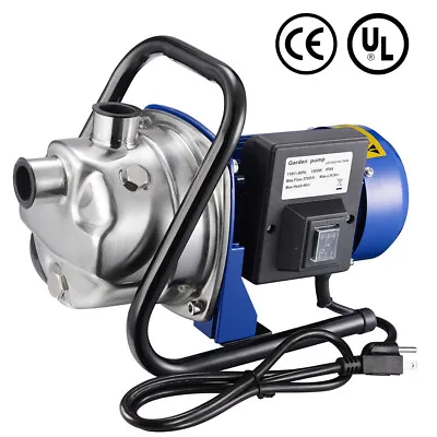 1200W Electric Water Booster Pump Stainless Steel Garden Sprinkler Pump Pool • $90.99