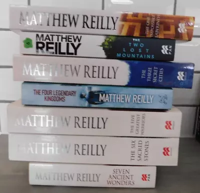 Matthew Reilly - The Complete Jack West Jr. Series Books - 1 To 7 • $89.99