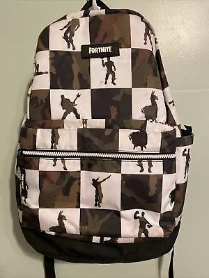 Fortnite Backpack - The Multiplier Camo Laptop Book Bag Black/Green/Brown • $13.50