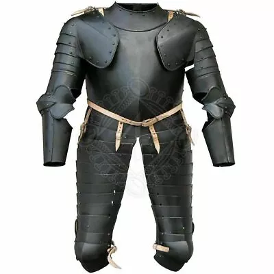 Medieval Suit Of Armor Knight Templar Fully Engraved Battlefield Costume Armor • $533.71