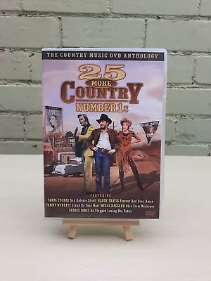 25 More Country Number 1s (2004 DVD) Featuring Tammy Wynette & Merle Haggard. • £3.95