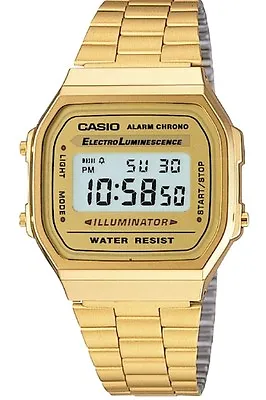 $35 • Buy Casio Men's Gold Tone Stainless Steel Digital Watch A168wg