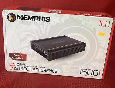 Memphis Srx750d.1 Monoblock Car Amp 1500w Subwoofers Bass Speakers Amplifier New • $195