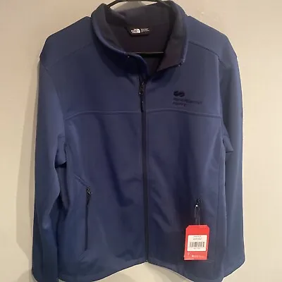 The North Face Men's Large Ridgewall Soft Shell Jacket Dark Blue • $43.88