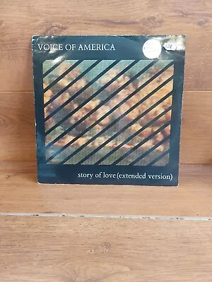 £9.99 • Buy Voice Of America  Story Of Love (extended Version) 12  Vinyl Record 
