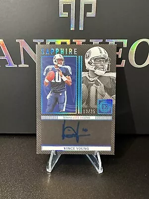 2022 Panini Encased Vince Young SAPPHIRE SIGNATURES On Card Auto /25 SSP • $15