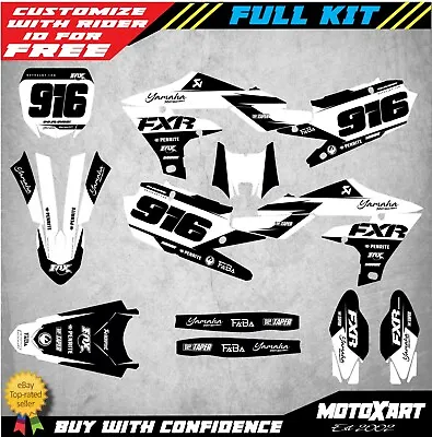 Custom Graphics Kit To Fit Yamaha YZ 450F 2018 2019 2020 BURN STYLE Stickers • $249.90