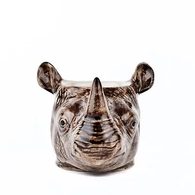 Quail Ceramics  Face Egg Cup   Rhino • £16.50