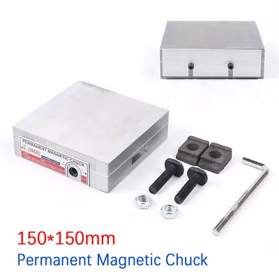 6  X 6  Fine Pole Permanent Magnetic Chuck For Surface Grinder Grinding Machine • $78.85