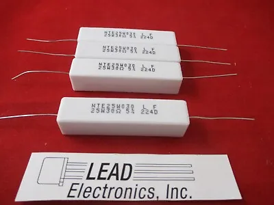 Nte Resistor 25 Watt 30 Ohms Cement Wirewound Flameproof  25w030 • $7.34