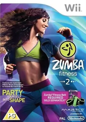 £3.95 • Buy Zumba 2 Fitness (Nintendo Wii 2011) FREE UK POST