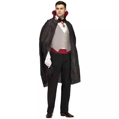 Vampire Halloween Costume Standard Size Count Dracula  Cape • $29.88