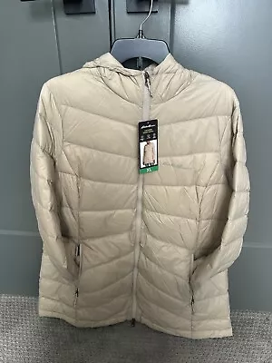 Eddie Bauer Chevron Down Parka Women’s Size XL Tan • $45