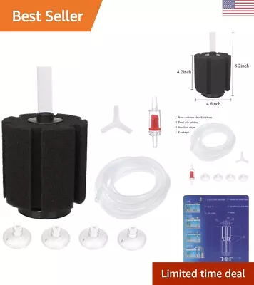 Bio Sponge Filter Kit For 40-80 Gallon Fish Tank - Easy Setup & Clean • $25.99