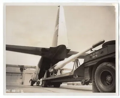 1950-60s Loading X-17 Rocket On C-130 Hercules Transport 8x10 Original Photo • $14.99