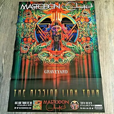 Heavy Metal Hammer Magazine Double Sided Poster Slayer Mastodon And Clutch 76x55 • $21.95