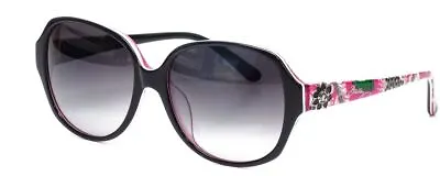 Vera Bradley Lillian Women's Sunglasses Black Priscilla Pink/Grey Gradient 57 Mm • $82.29