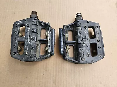 Vintage Old School MKS Grafight-X Platform Pedals Mountain Bike BMX 9/16  Japan • $25