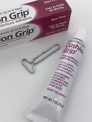 $11.99 • Buy NEW Cushion Grip Tru-Stay Denture Adhesive Cream 1 Oz FREE SHIPPING