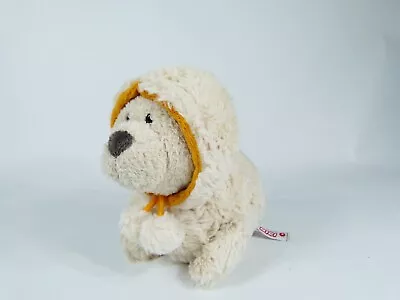 Nici Small Beige Plush Seal W/ Hoodie With Orange Lining 10  Long • $10.77