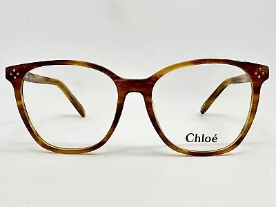 NEW Chloe CE2713 282 Striped Brown 54.16.140 Women’s Eyeglasses Frames • $51.99