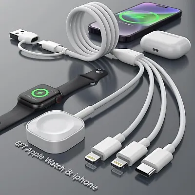 APPLE Watch Compatible Travel Charger For IPhone Ipad Multi Charger 4in2 Dock • $29.97
