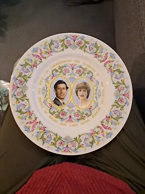 Coalport Charles And Diana Royal Marriage Collectors  Plate 1981 • £11.99