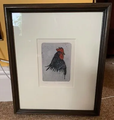 Michael Carlo Linocut Print  “Cock” • £90