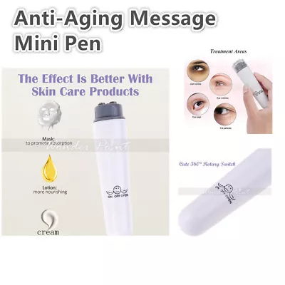 Vibration Skin Care Anti Wrinkle Electric  Beauty Massage Pen Mini Eye Massager • $8.69