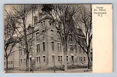 Hackensack NJ-New Jersey Union Stir School Antique Vintage Souvenir Postcard • $7.99