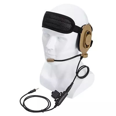 U94 PTT Tactical Radio Headset Earpiece For Yaesu Vertex VX-6R VX-7R FT-270R • $36.99