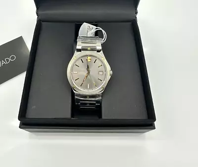 Movado SE Dual-Finished Two-Tone Stainless Steel Watch 0607514 • $979.95