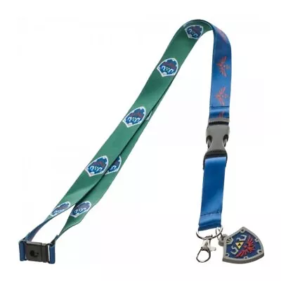 Bioworld The Legend Of Zelda Skyward Shield And Crest Lanyard • $14.98