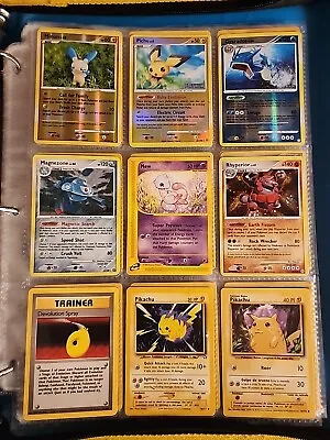 Pokemon Collection Binder Vintage Lot Cards Holos Rares Reverses E-Reader WoTC • $87.99