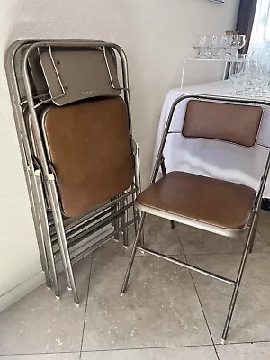 Vintage Samsonite 6873 Folding Chairs | Mid-Century Modern | CLEARANCE SALE | • $449.99