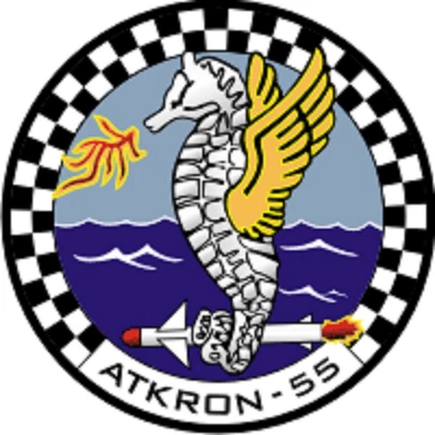 $13.99 • Buy US Navy VA-55 Attack Squadron 55 Decal - 4  Wide X 4  High Decal