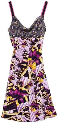 Matthew Williamson X H&M Pure Silk Slip Dress Uk 10/12 Grosgrain Strap • $36.98