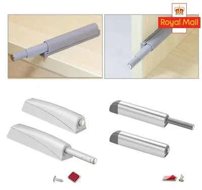 Drawer Door Cabinet Push To Open Door Catch Magnetic Tip Latch Touch Release DIY • £3.99