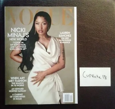 VOGUE MAGAZINE - USA - DECEMBER 2023 - NICKI MINAJ Cover • $7