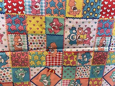 Vintage Care Bear Sheet Blanket  • $25