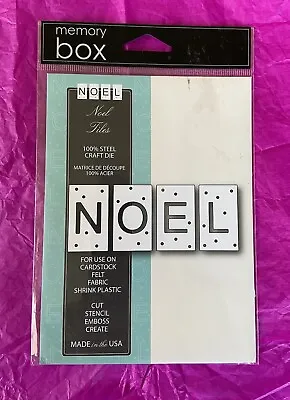 Brand New. Memory Box Cutting Die: NOEL TILES. Style No: 98933 • £5