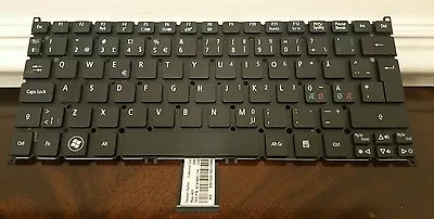 £11.50 • Buy Acer V5-171 V5-121 V5-131 AO756 725 Travelmate B113 Nordic Scandinavian Keyboard