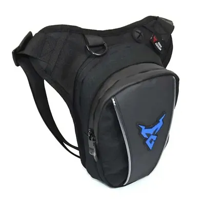 BLUE Motocentric Motorbike Leg Bag - Waist Bag Drop Bag • $22.49