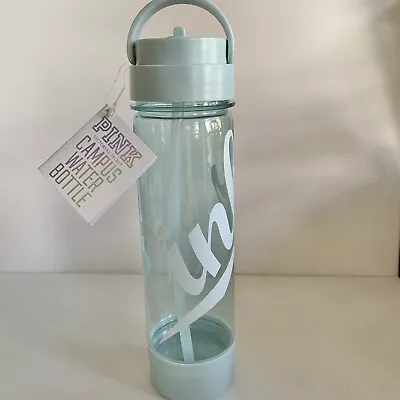 NEW Victoria's Secret PINK Light Blue Water Bottle • $24.95