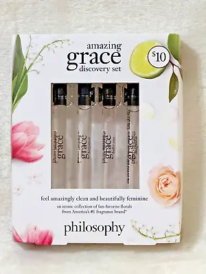 PHILOSOPHY - Discovery Gift Set Of 4 Women's Perfume - NIB - Amazing Grace • $14.05