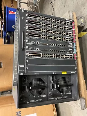 Cisco Catalyst 6500-E Series WS-C6509 Chassis With Switch Modules • $450