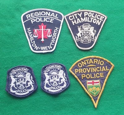 £6.99 • Buy 5 X Obsolete Police Patches USA (604)