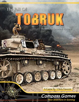 Compass Games The Fall Of Tobruk: Rommel’s Greatest Victory NISW Fast Shipping • $96.95